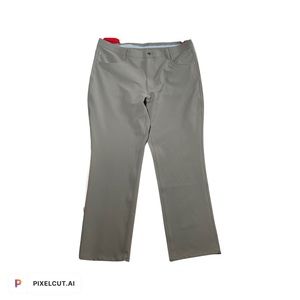 Womens NWOT 38 x 30 FootJoy Grey Golf Pants Athletic Fit Polyester